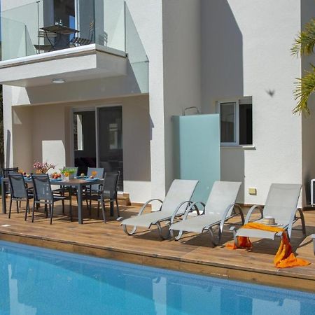 Tsokkos Family Villa - Pool Garden 2' Walk To Beach Protaras Buitenkant foto