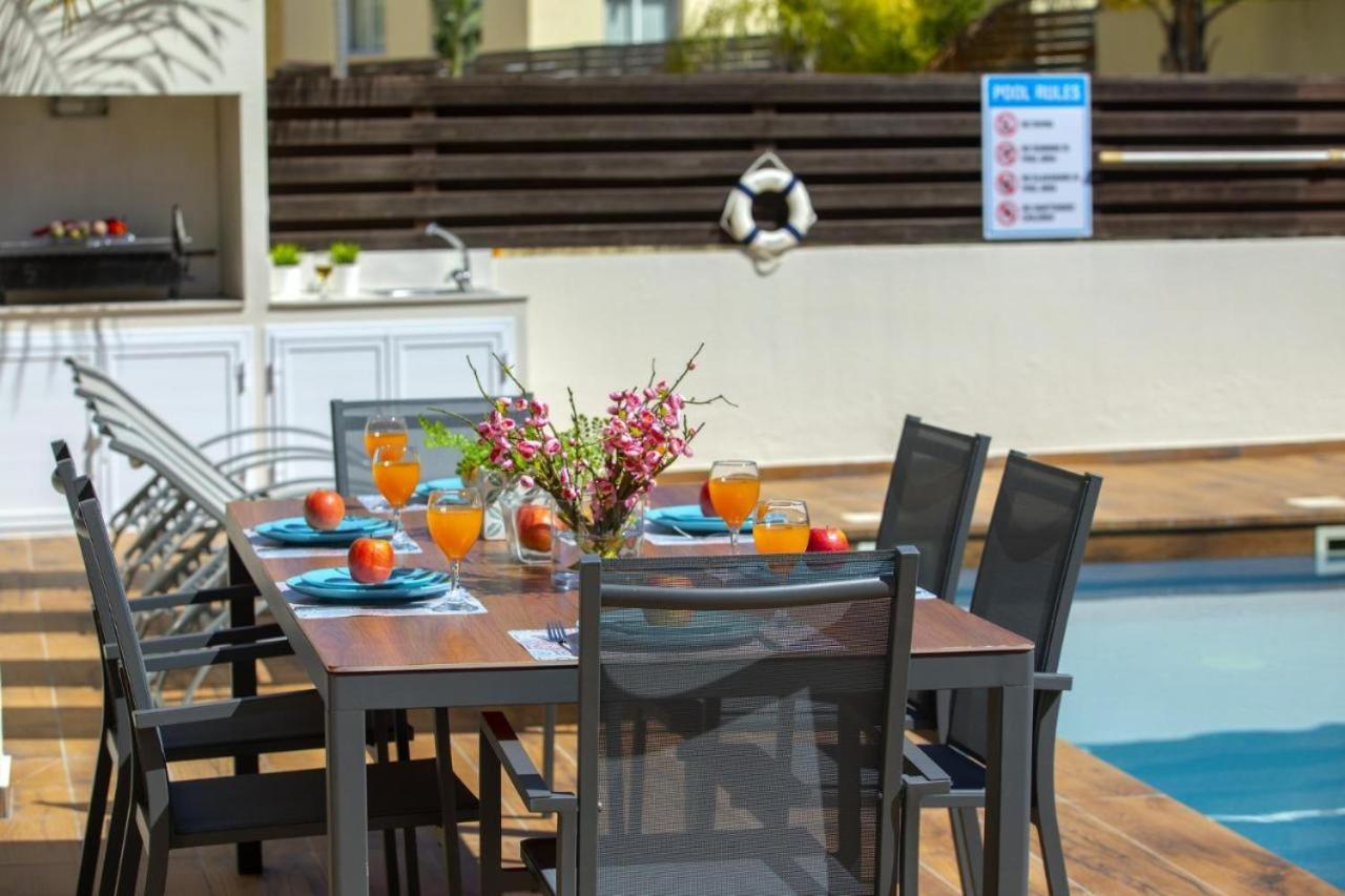 Tsokkos Family Villa - Pool Garden 2' Walk To Beach Protaras Buitenkant foto